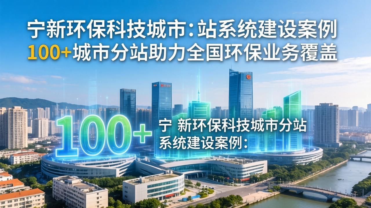 某环保科技城市分站系统建设案例：100+城市分站助力全国环保业务覆盖